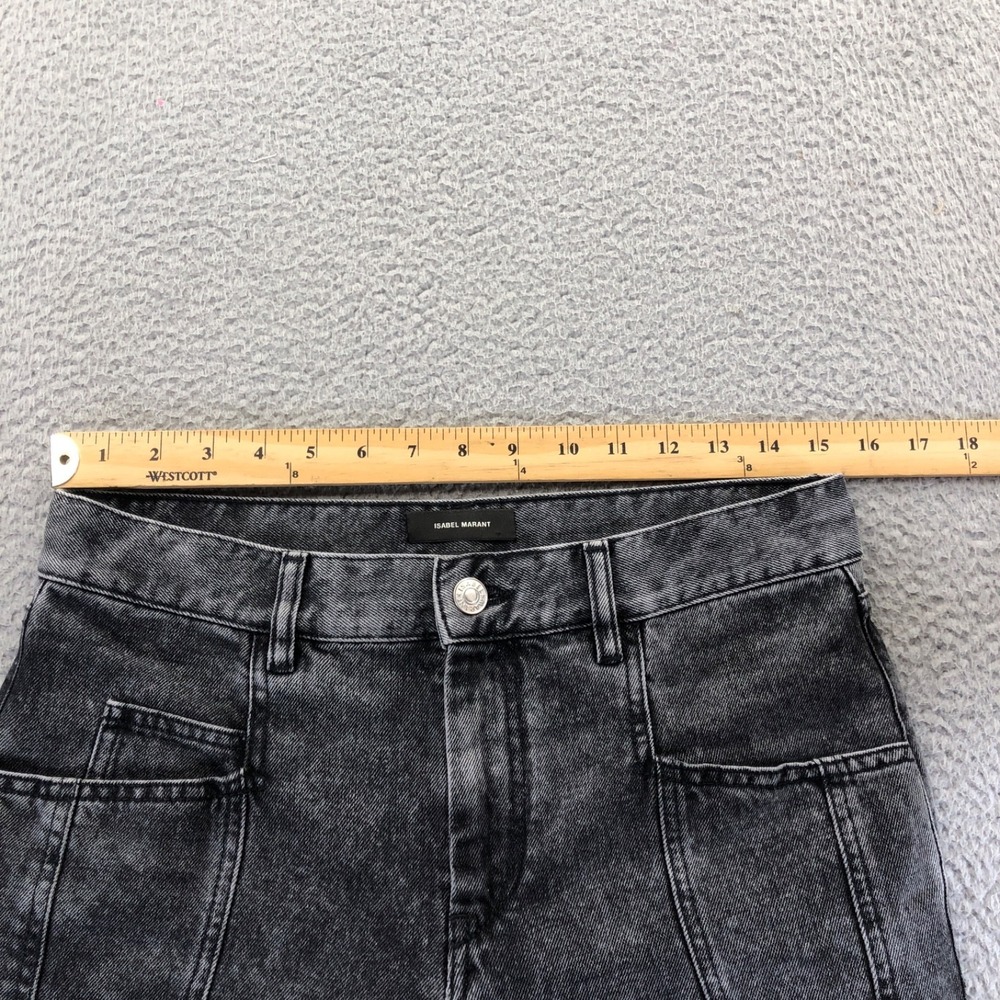 Isabel Marant Black Washed High-Rise Jeans - Picture 9 of 13
